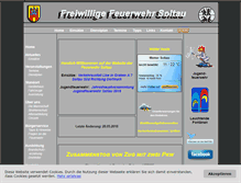 Tablet Screenshot of feuerwehr-soltau.de